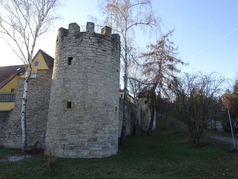Stadtmauer Sulzfeld am Main Singlewanderung