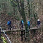 Wandern über Brücke in der Annaschlucht Verschönerungsverein würzburg Single Bayern