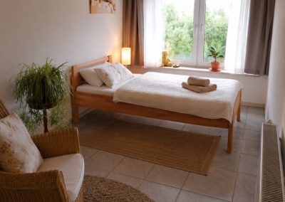 Gästezimmer Rhönbiene in der Rhönbiene in Weimarschmieden bei Sonja Heinemann